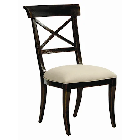 Dining Room Side Chair with Upholstered Seat